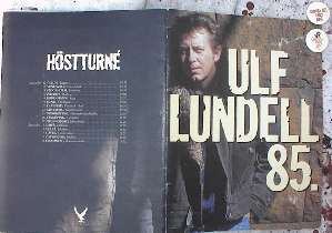 Turnéprogram hösten 1985