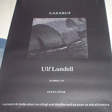Reklammaterial för skivan Lazarus - poster