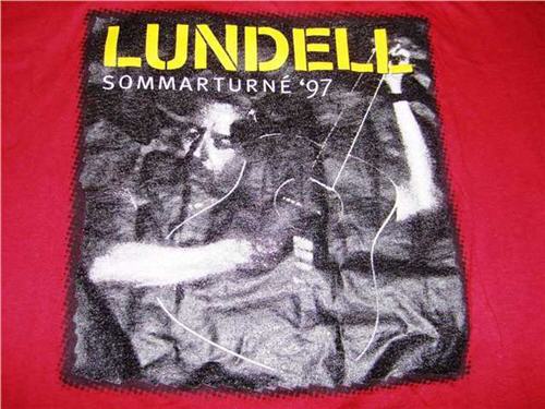 T-tröja som användes av Ulf Lundells crew i Orminge under sommarturnén 1997, fram
